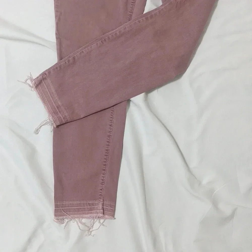 LOFT Modern Skinny Jeans, Color Dusty Mauve, Size 28 - Picture 7 of 14